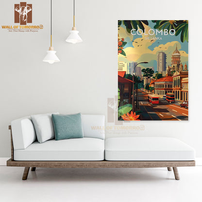 Colombo City Sri Lanka Travel High Quality Unframed Poster Print & Waterproof Poster Print Wall Décor