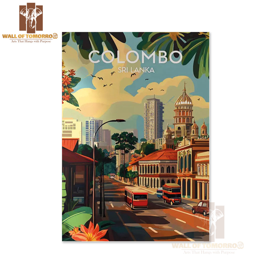 Colombo City Sri Lanka Travel High Quality Unframed Poster Print & Waterproof Poster Print Wall Décor