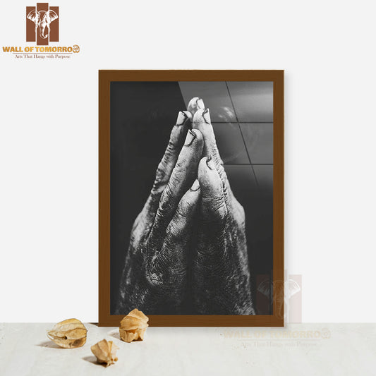 Rough Hands High Quality Glass Frame Wall Décor