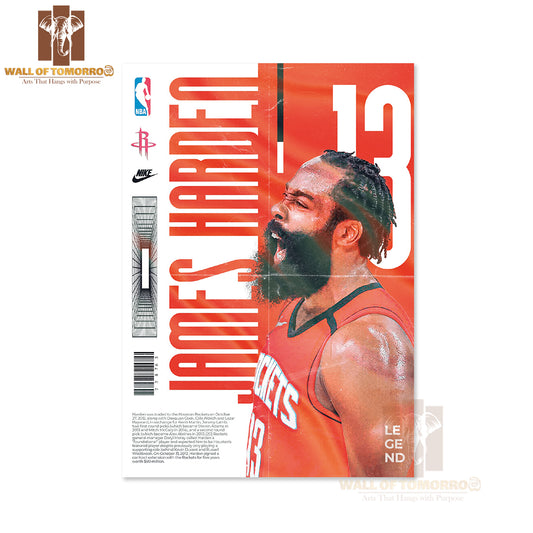 Legend Basketball Player Sports High Quality Unframed Poster Print & Waterproof Poster Print Wall Décor
