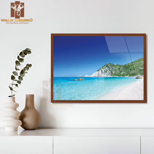 Petani Sea View Kefalonia Greece High Quality Unframed Poster Print & Waterproof Poster Print Wall Décor