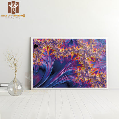 Colorful Abstract Fractal High Quality Unframed Poster Print & Waterproof Poster Print Wall Décor