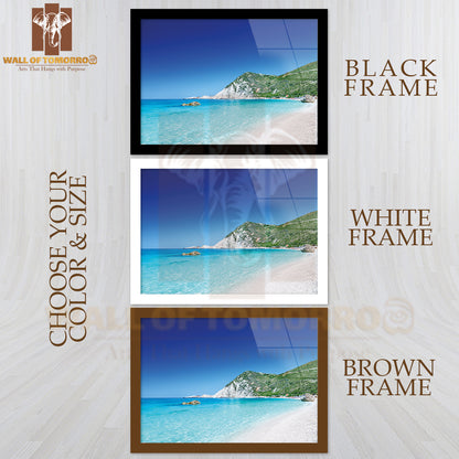 Petani Sea View Kefalonia Greece High Quality Unframed Poster Print & Waterproof Poster Print Wall Décor