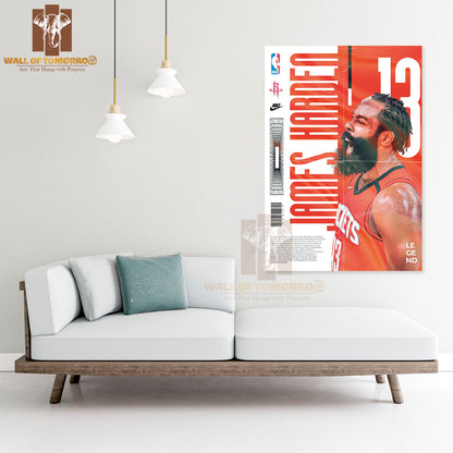 Legend Basketball Player Sports High Quality Unframed Poster Print & Waterproof Poster Print Wall Décor