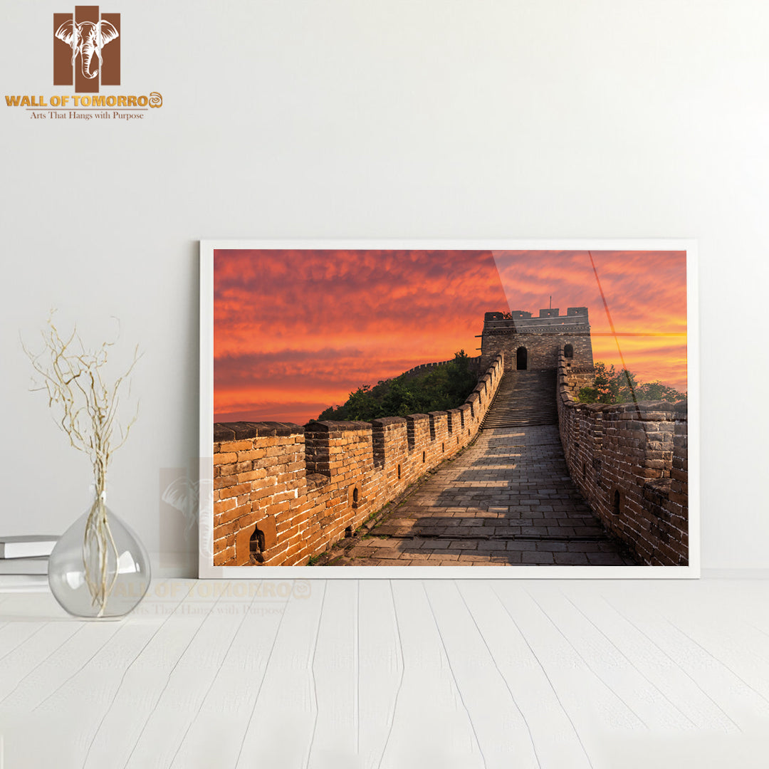 The Great Wall of China at Mutianyu High Quality Unframed Poster Print & Waterproof Poster Print Wall Décor