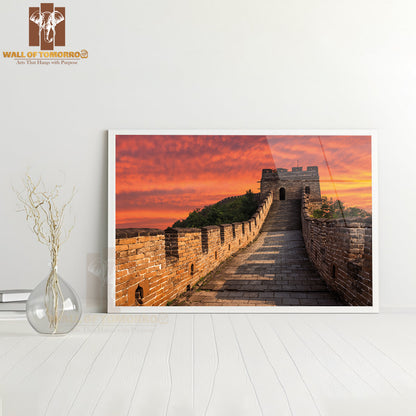 The Great Wall of China at Mutianyu High Quality Unframed Poster Print & Waterproof Poster Print Wall Décor