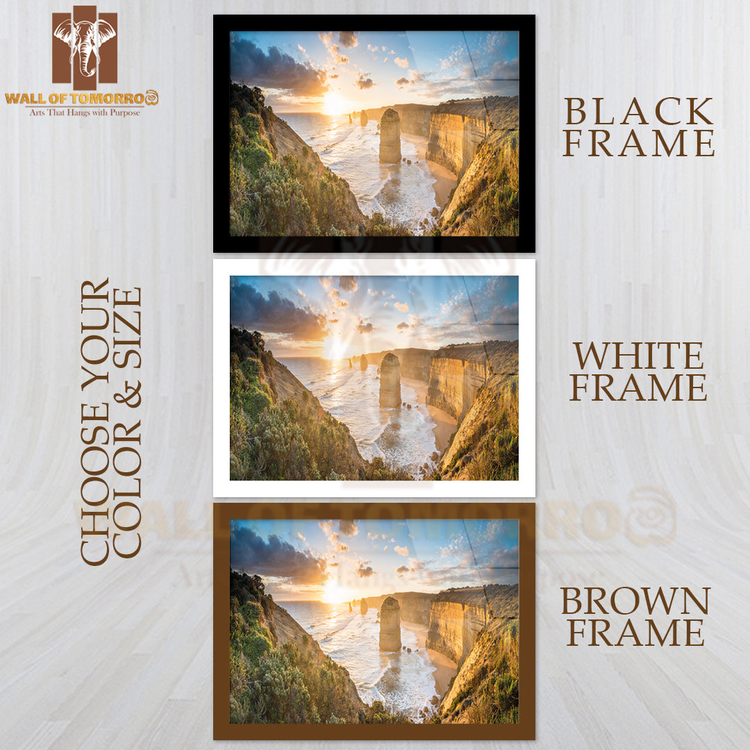 The Twelve Apostles An Iconic Landscape of the Great Ocean Road, Victoria High Quality Unframed Poster Print & Waterproof Poster Print Wall Décor