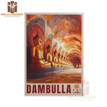 Cave Temple, Dambulla, Sri Lanka High Quality Unframed Poster Print & Waterproof Poster Print Wall Décor