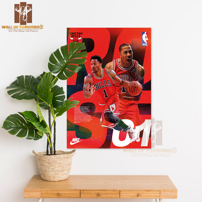 Famous Basketball Team Player On The Basketball Court Sports High Quality Unframed Poster Print & Waterproof Poster Print Wall Décor