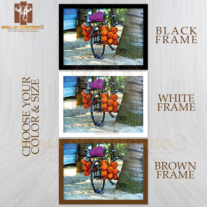 Tropical Fruits on a Tropical Beach in Sri Lanka High Quality Unframed Poster Print & Waterproof Poster Print Wall Décor