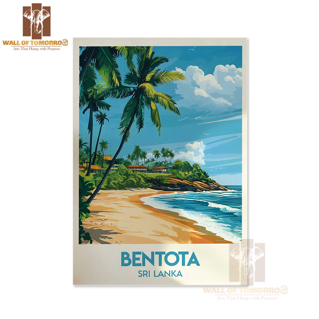 Bentota, Sri Lanka Travel High Quality Unframed Poster Print & Waterproof Poster Print Wall Décor