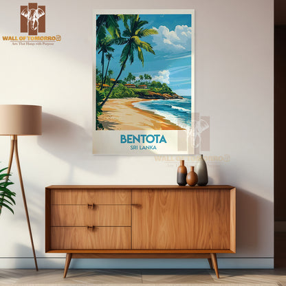 Bentota, Sri Lanka Travel High Quality Unframed Poster Print & Waterproof Poster Print Wall Décor