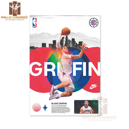 Famous Basketball Team Player Holding a Basketball Sports High Quality Unframed Poster Print & Waterproof Poster Print Wall Décor