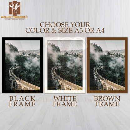 Nine Arch Bridge Travel Sri Lanka High Quality Glass Frame Wall Décor