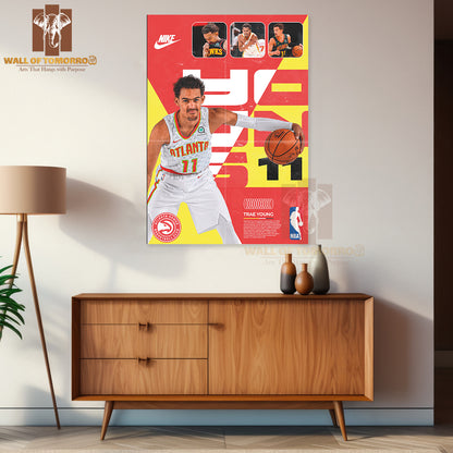 Famous Basketball Team Player, All-Star Basketball Player Sports High Quality Unframed Poster Print & Waterproof Poster Print Wall Décor