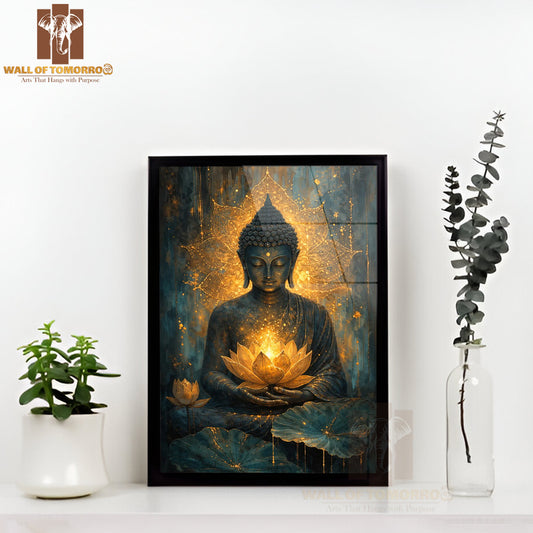 Lord Buddha Religious High Quality Glass Frame Wall Décors in Sri Lanka