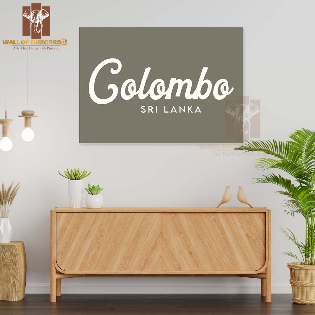 Colombo Sri Lanka Travel High Quality Unframed Poster Print & Laminated Poster Print Wall Décor