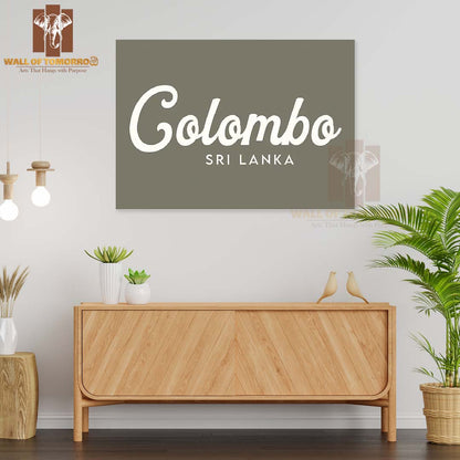 Colombo Sri Lanka Travel High Quality Unframed Poster Print & Laminated Poster Print Wall Décor