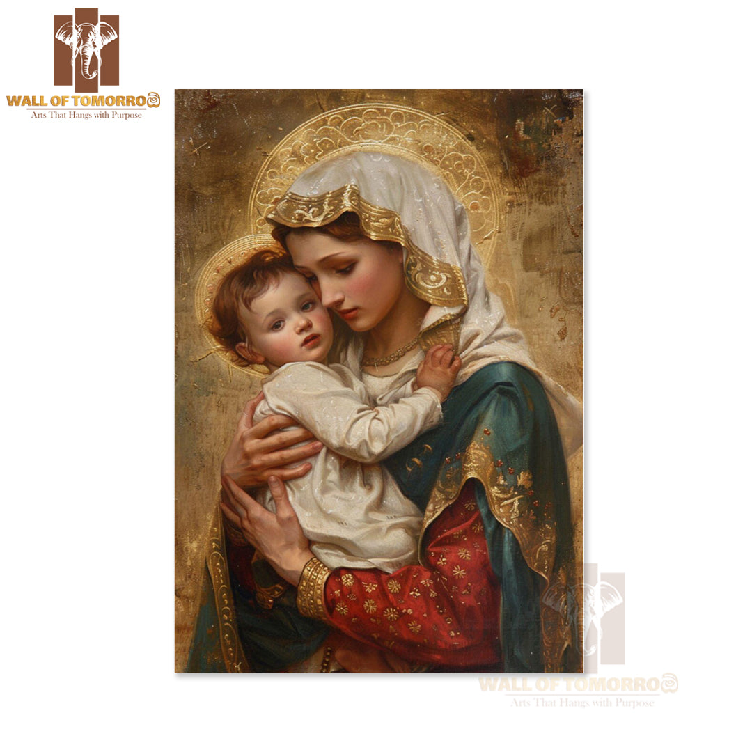 Mother Mary Religious High Quality Unframed Poster Print & Waterproof Poster Print Wall Décor in Sri Lanka