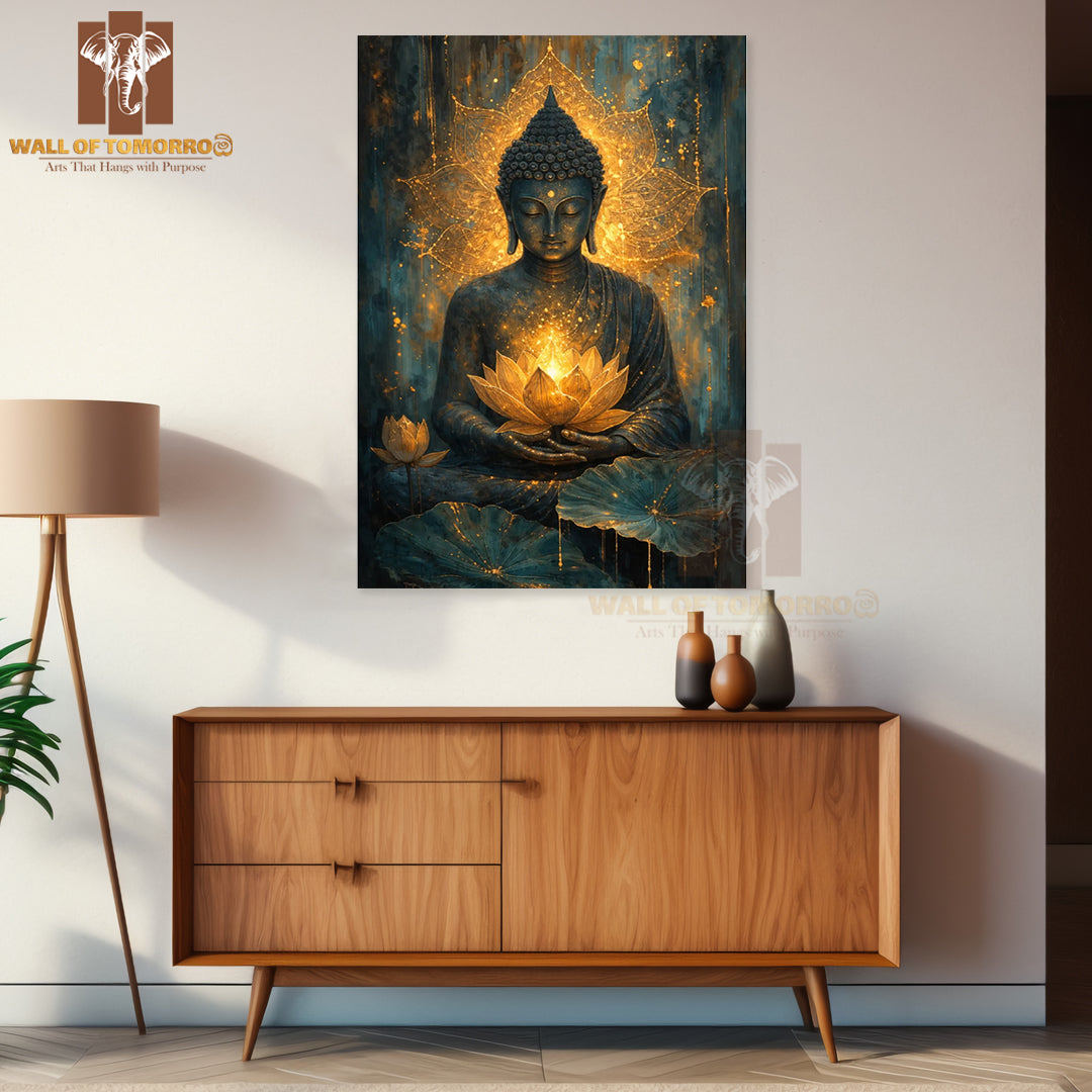 Lord Buddha Religious High Quality Unframed Poster Print & Waterproof Poster Print Wall Décor in Sri Lanka