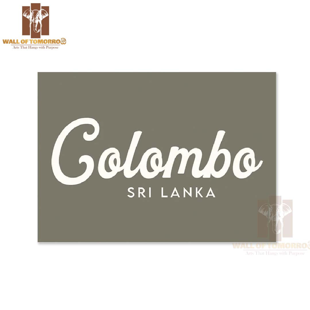 Colombo Sri Lanka Travel High Quality Unframed Poster Print & Laminated Poster Print Wall Décor