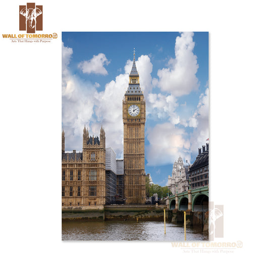 Big Ben in London High Quality Unframed Poster Print & Waterproof Poster Print Wall Décor