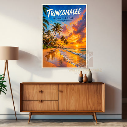 Trincomalee Nilaveli Beach Sri Lanka Travel High Quality Unframed Poster Print & Laminated Poster Print Wall Décor