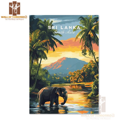 Sri Lanka Travel, South Asia High Quality Unframed Poster Print & Waterproof Poster Print Wall Décor