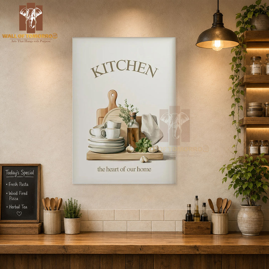 The Heart of Your Home Kitchen & Restaurant High Quality Unframed Poster Print & Waterproof Poster Print Wall Décor in Sri Lanka