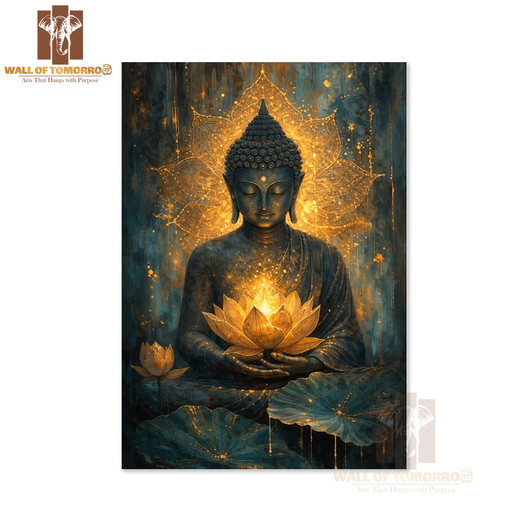 Lord Buddha Religious High Quality Unframed Poster Print & Waterproof Poster Print Wall Décor in Sri Lanka