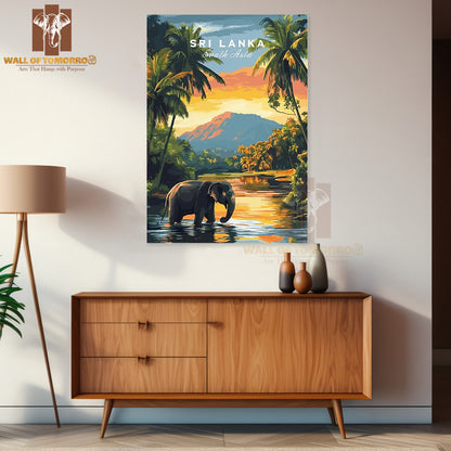 Sri Lanka Travel, South Asia High Quality Unframed Poster Print & Waterproof Poster Print Wall Décor