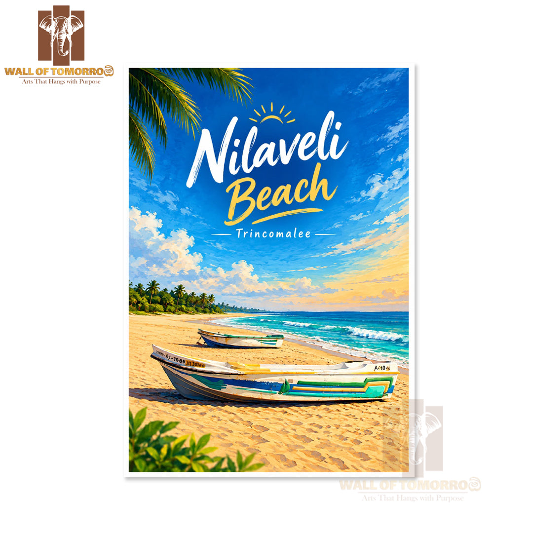 Nilaveli Beach, Trincomalee Sri Lanka Travel High Quality Unframed Poster Print & Laminated Poster Print Wall Décor