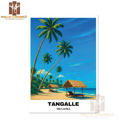 Tangalle Travel Sri Lanka High Quality Unframed Poster Print & Waterproof Poster Print Wall Décor