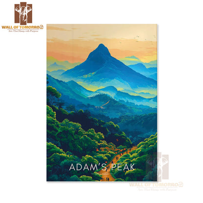 Adam's Peak Travel Sri Lanka High Quality Unframed Poster Print & Waterproof Poster Print Wall Décor