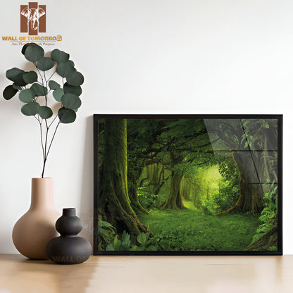 Deep Tropical Jungles of Southeast Asia in August High Quality Unframed Poster Print & Waterproof Poster Print Wall Décor