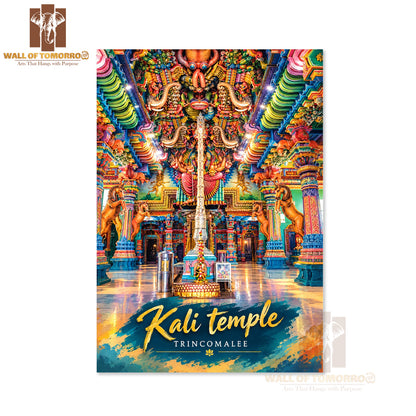 Kali Temple, Trincomalee Sri Lanka Travel High Quality Unframed Poster Print & Laminated Poster Print Wall Décor