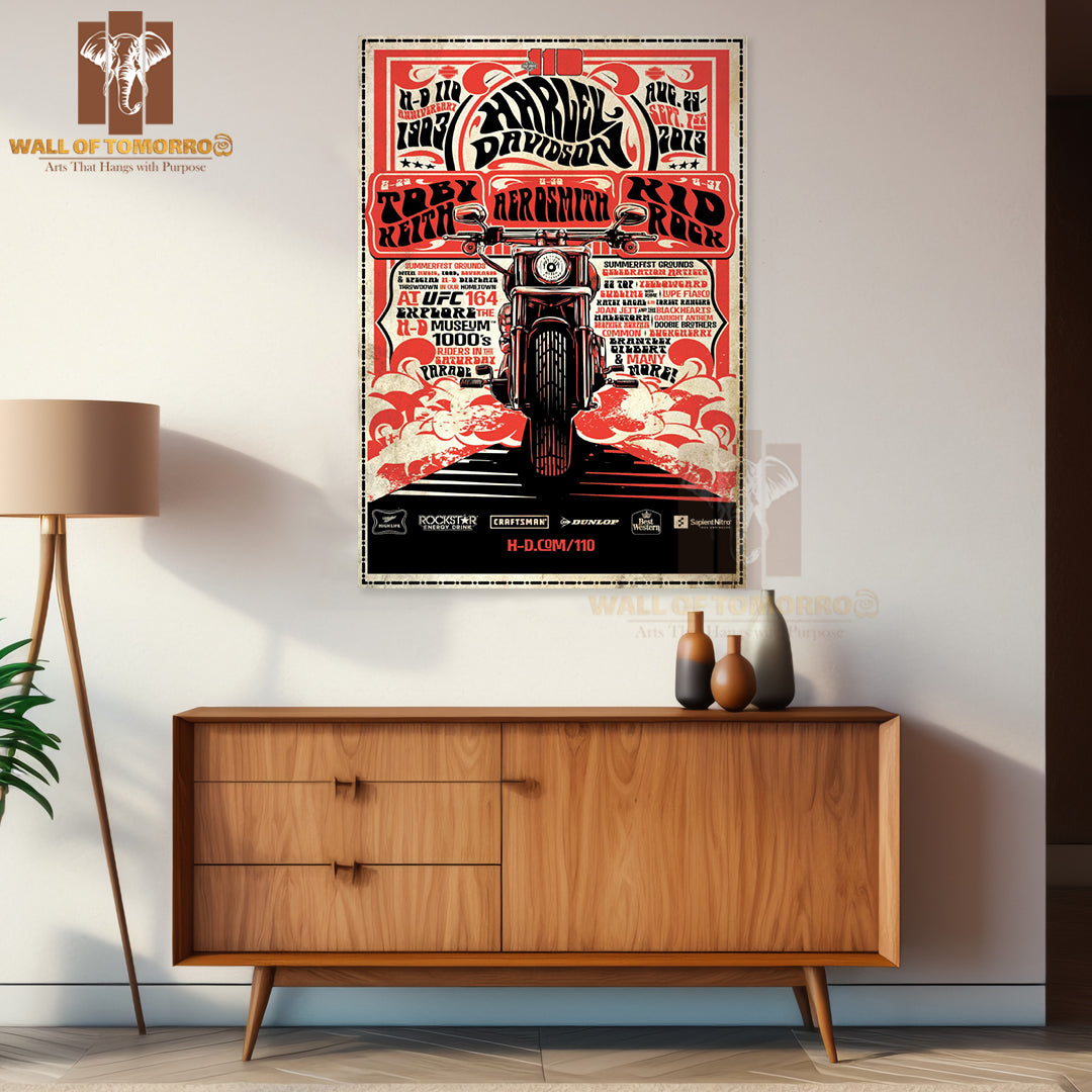 Harly Davidson Motor Bike High Quality Unframed Poster Print & Laminated Poster Print Wall Décor in Sri Lanka