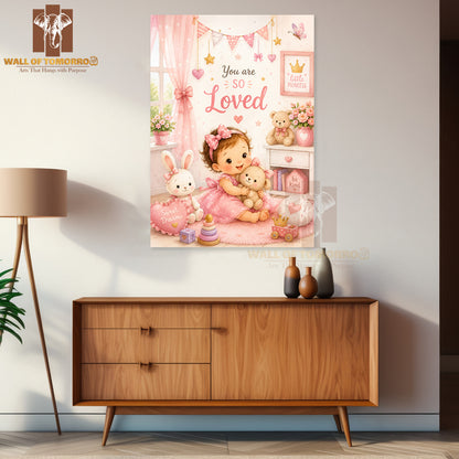 You Are So Loved Kids High Quality Unframed Poster Print & Waterproof Poster Print Wall Décor