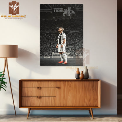 Famous Soccer Player in an Action Pose High Quality Unframed Poster Print & Waterproof Poster Print Wall Décor