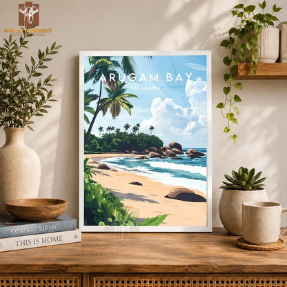 Arugambay Travel, Sri Lanka Travel High Quality Glass Frame Wall Décor