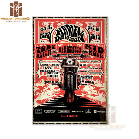 Harly Davidson Motor Bike High Quality Unframed Poster Print & Laminated Poster Print Wall Décor in Sri Lanka