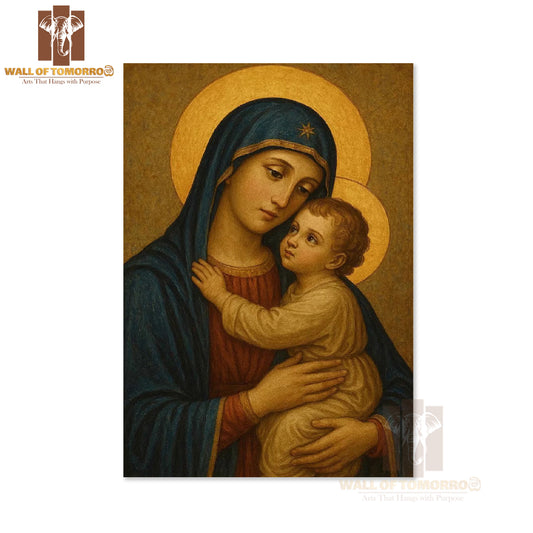 Mother Mary Religious High Quality Unframed Poster Print & Waterproof Poster Print Wall Décor in Sri Lanka