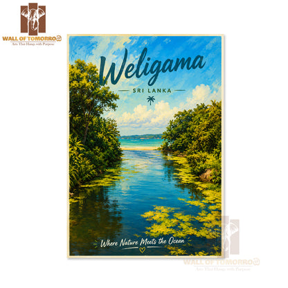 Weligama Sri Lanka Travel High Quality Unframed Poster Print & Waterproof Poster Print Wall Décor