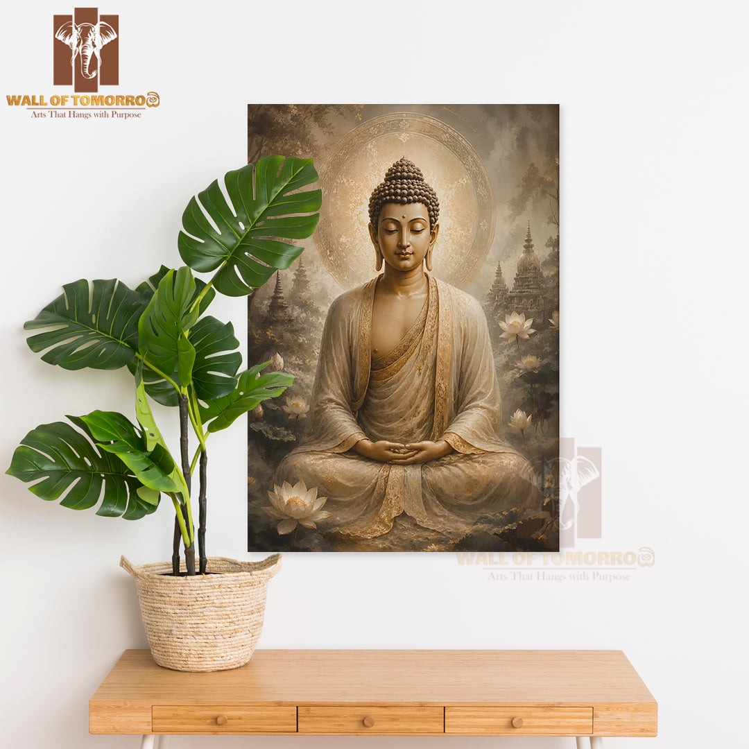Lord Buddha Religious High Quality Unframed Poster Print & Waterproof Poster Print Wall Décor in Sri Lanka