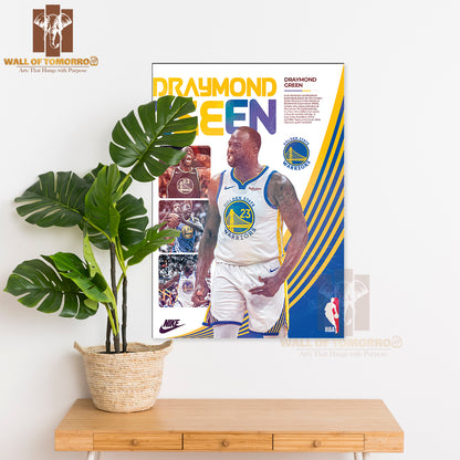 Famous Basketball Team Player Demonstrating His Skills Sports High Quality Unframed Poster Print & Waterproof Poster Print Wall Décor