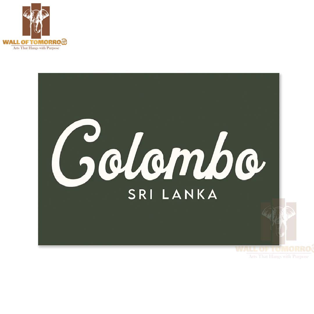 Colombo Sri Lanka Travel High Quality Unframed Poster Print & Laminated Poster Print Wall Décor
