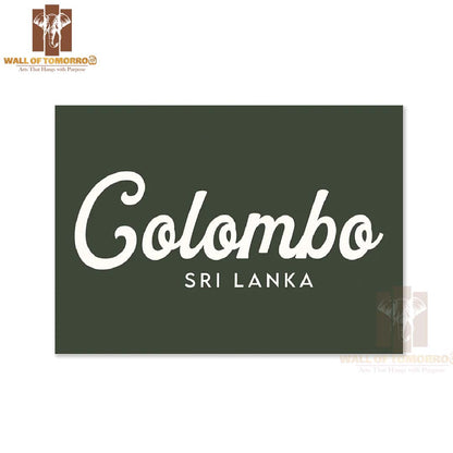 Colombo Sri Lanka Travel High Quality Unframed Poster Print & Laminated Poster Print Wall Décor