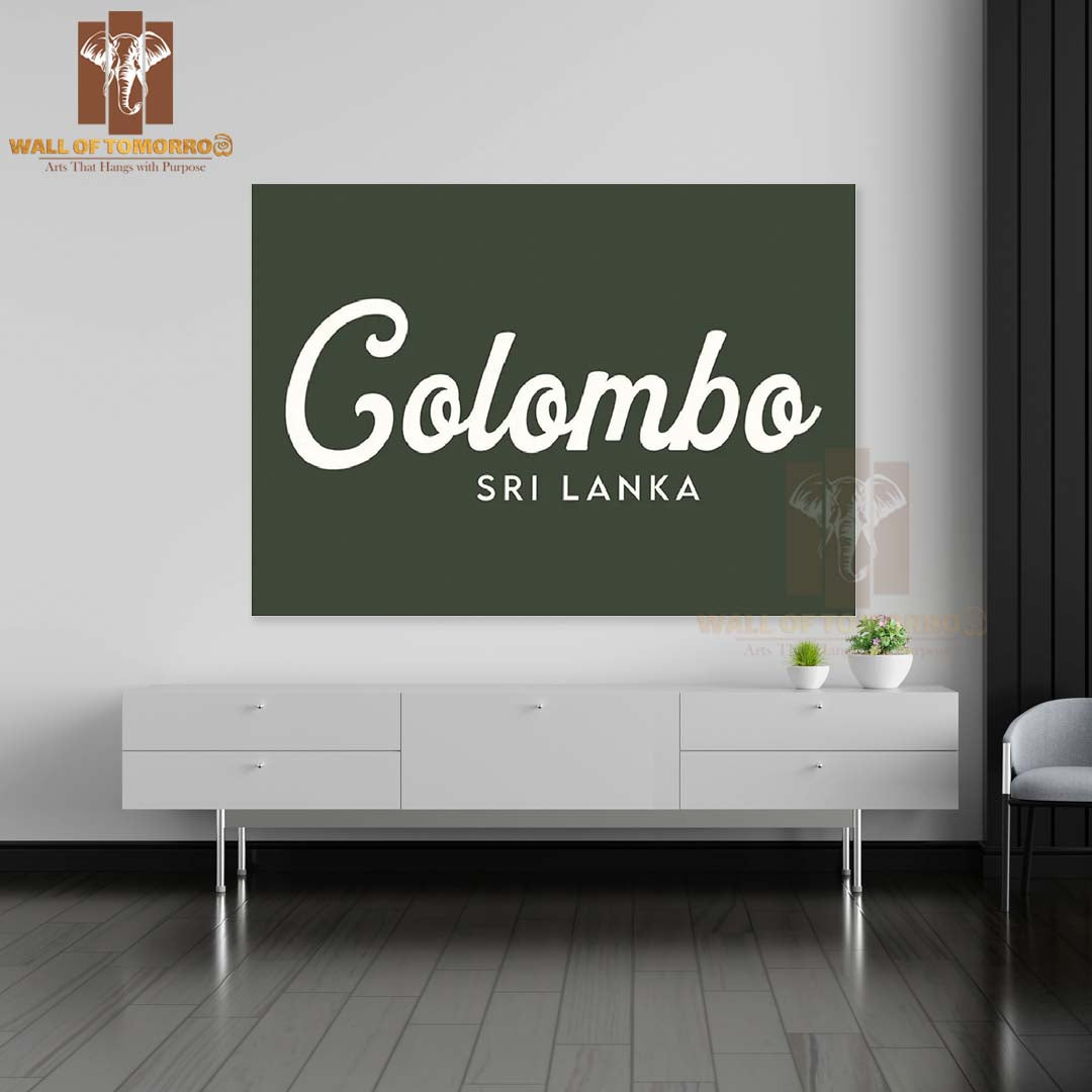 Colombo Sri Lanka Travel High Quality Unframed Poster Print & Laminated Poster Print Wall Décor