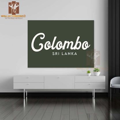 Colombo Sri Lanka Travel High Quality Unframed Poster Print & Laminated Poster Print Wall Décor