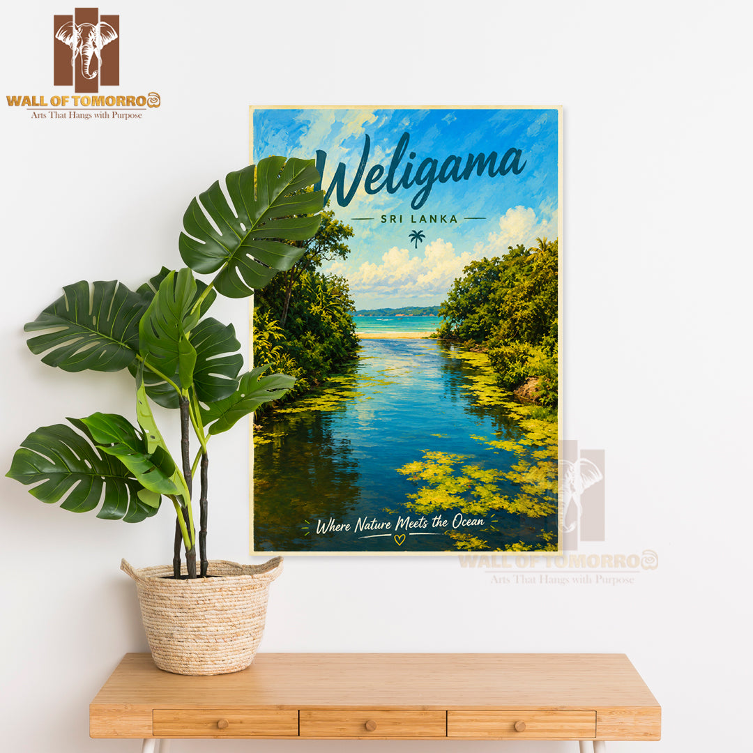 Weligama Sri Lanka Travel High Quality Unframed Poster Print & Waterproof Poster Print Wall Décor